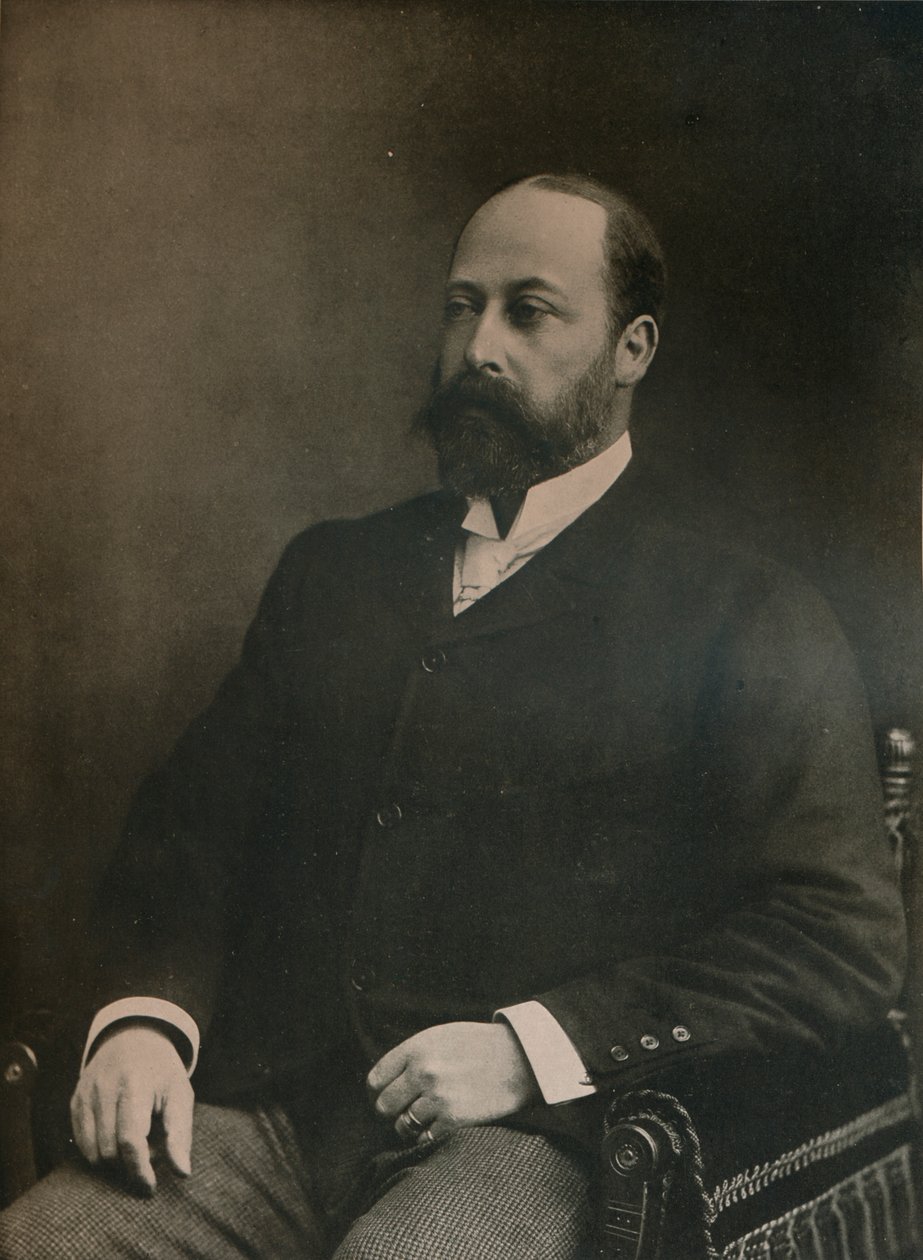 Ett privat porträtt av kung Edward VII, c1890 1911 av William and Daniel Downey