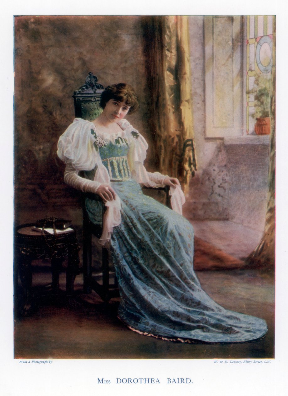 Dorothea Baird, engelsk scen- och filmskådespelerska, 1901. av William and Daniel Downey