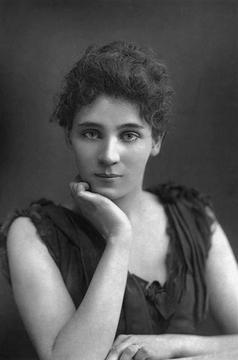 Elizabeth Robins 1862-1952, amerikansk skådespelerska, dramatiker, romanförfattare och suffragette, 1893. av William and Daniel Downey