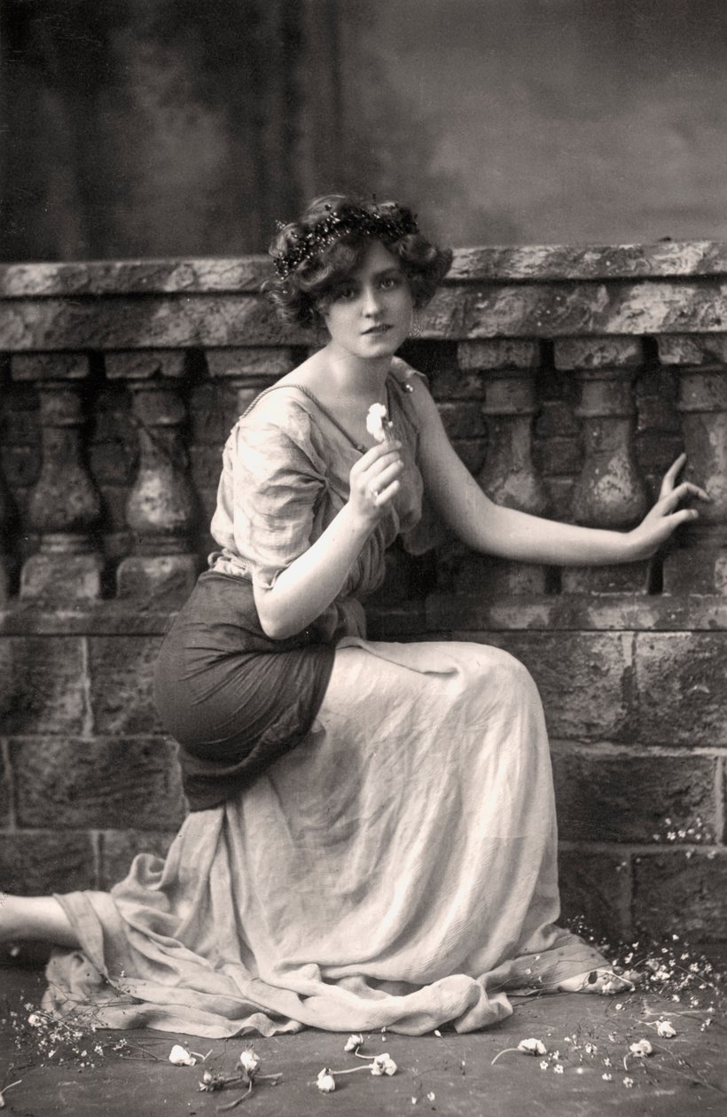 Gabrielle Ray 1883-1973, engelsk skådespelerska, 1900-talet. av William and Daniel Downey