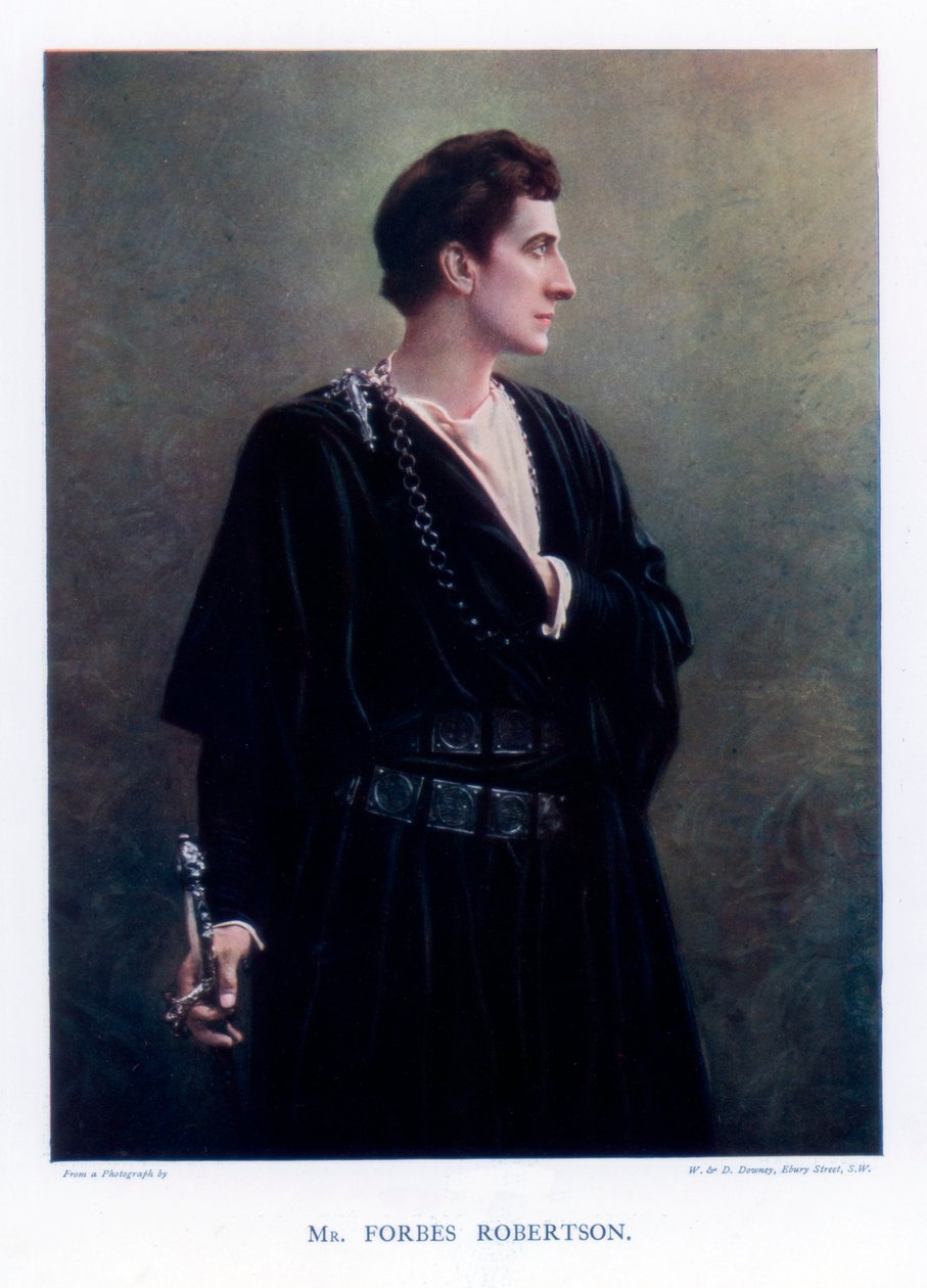 John Forbes-Robertson, brittisk skådespelare och teaterchef, 1901. av William and Daniel Downey