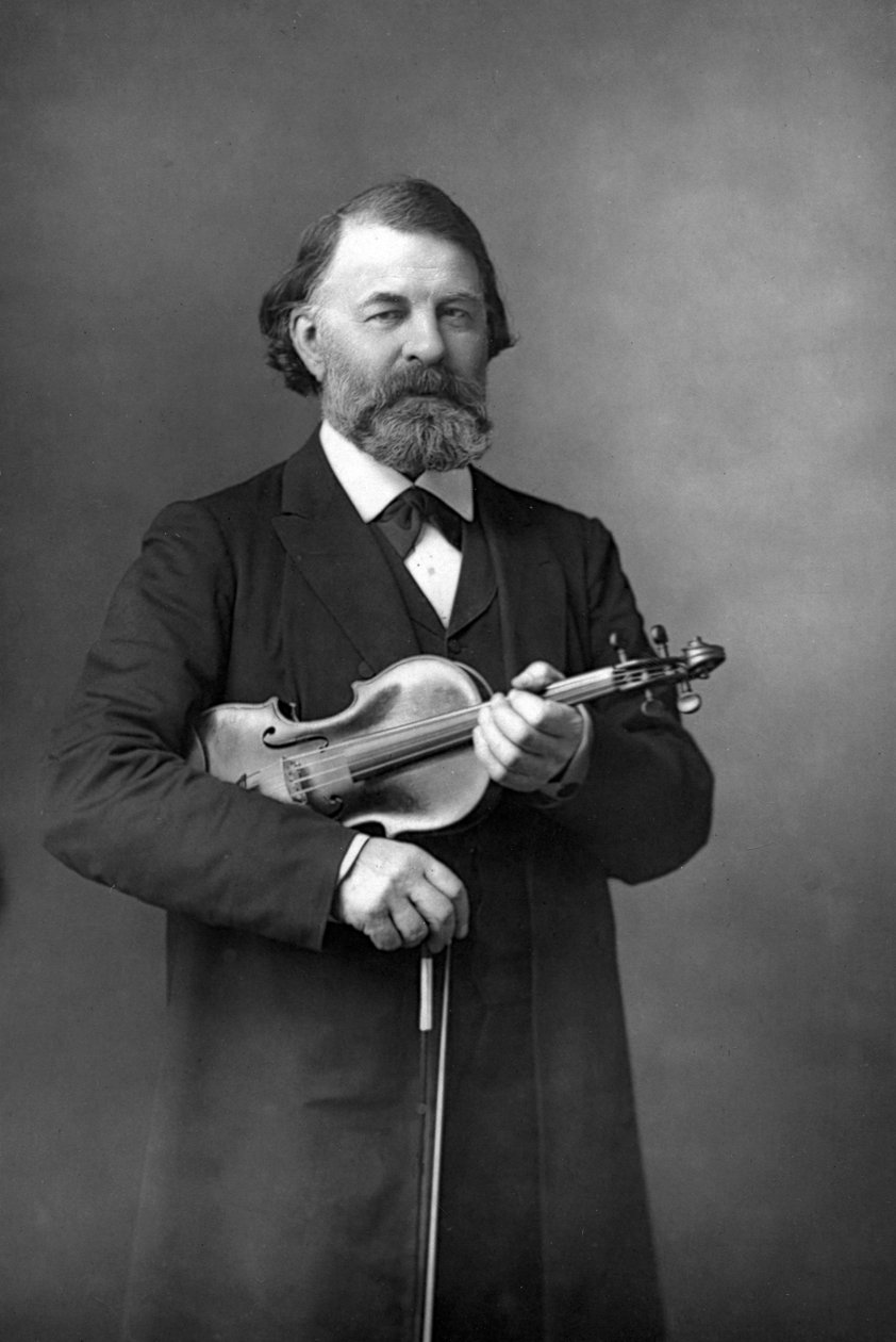 Joseph Joachim 1831-1907, ungersk violinist, dirigent och kompositör, 1890. av William and Daniel Downey