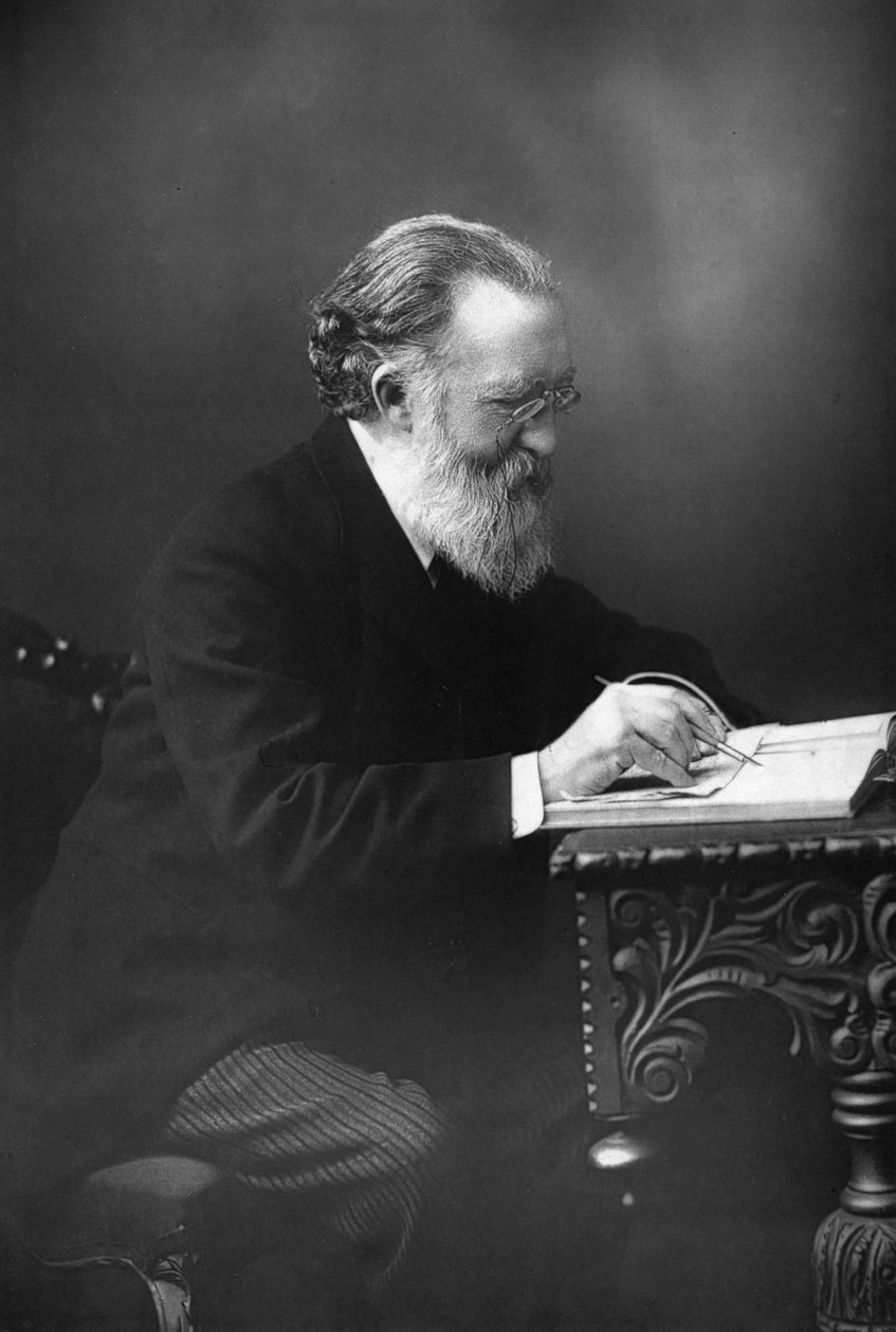 Justin McCarthy 1830-1912, irländsk politiker, historiker och romanförfattare, 1893. av William and Daniel Downey