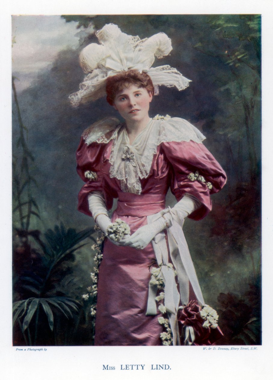 Letty Lind, skådespelerska och dansare, 1901. av William and Daniel Downey
