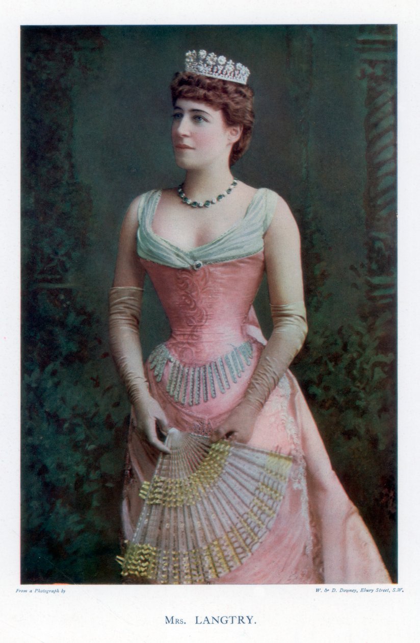 Lillie Langtry, brittisk skådespelerska, 1901. av William and Daniel Downey