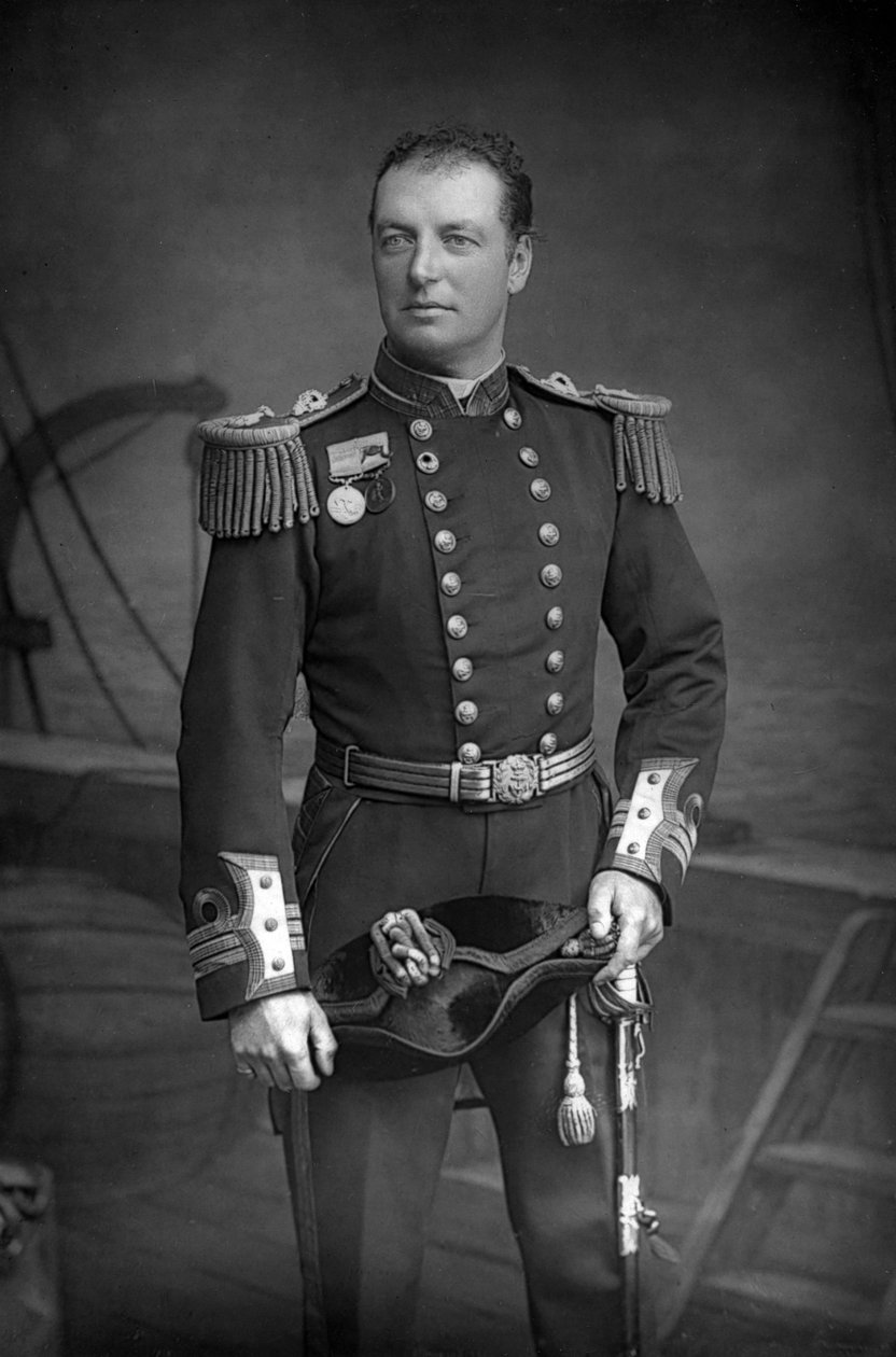 Lord Charles Beresford 1846-1919, brittisk amiral och parlamentsledamot, 1890. av William and Daniel Downey