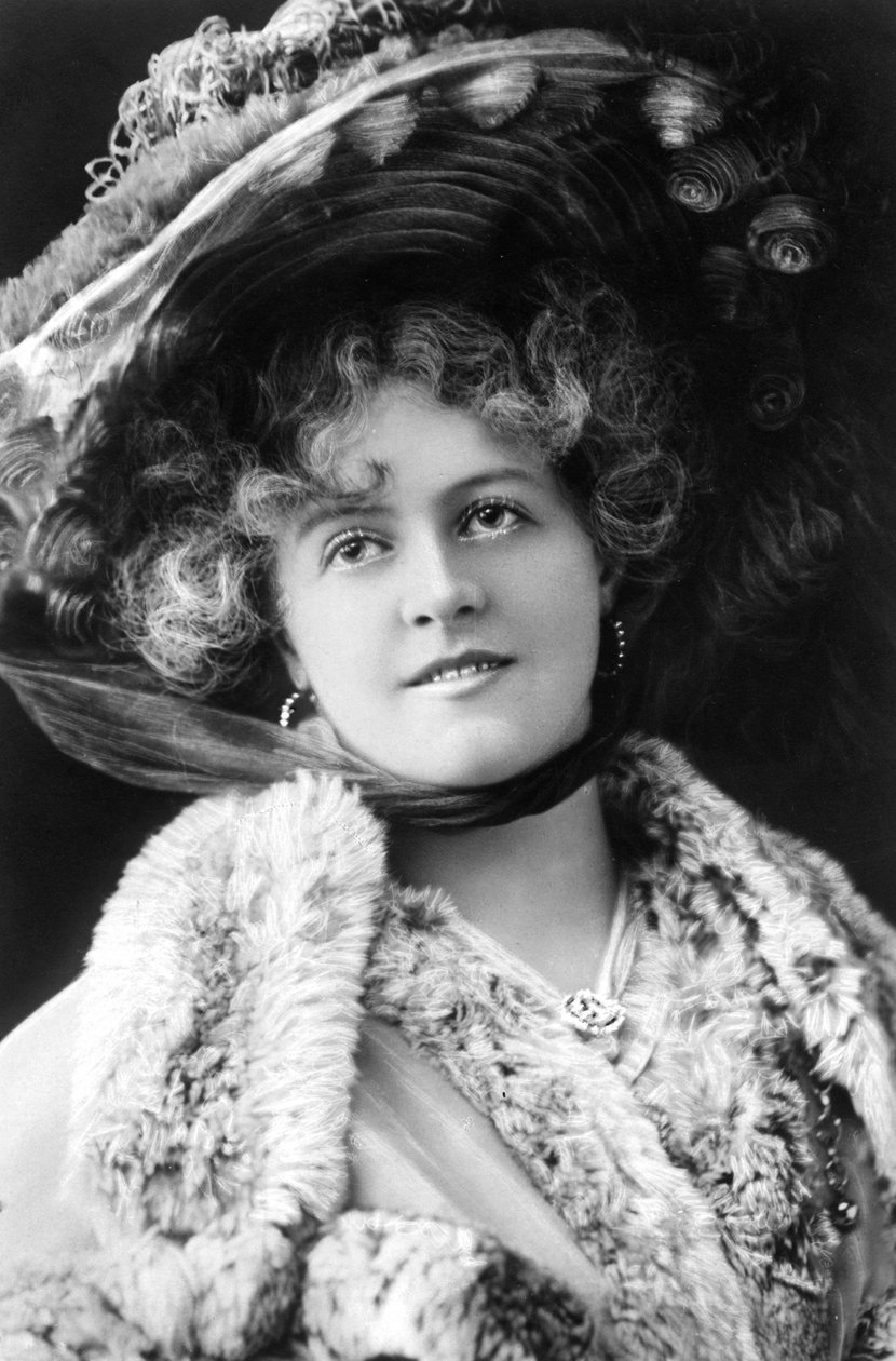 Marie Studholme 1875-1930, engelsk skådespelerska, 1900-tal. av William and Daniel Downey
