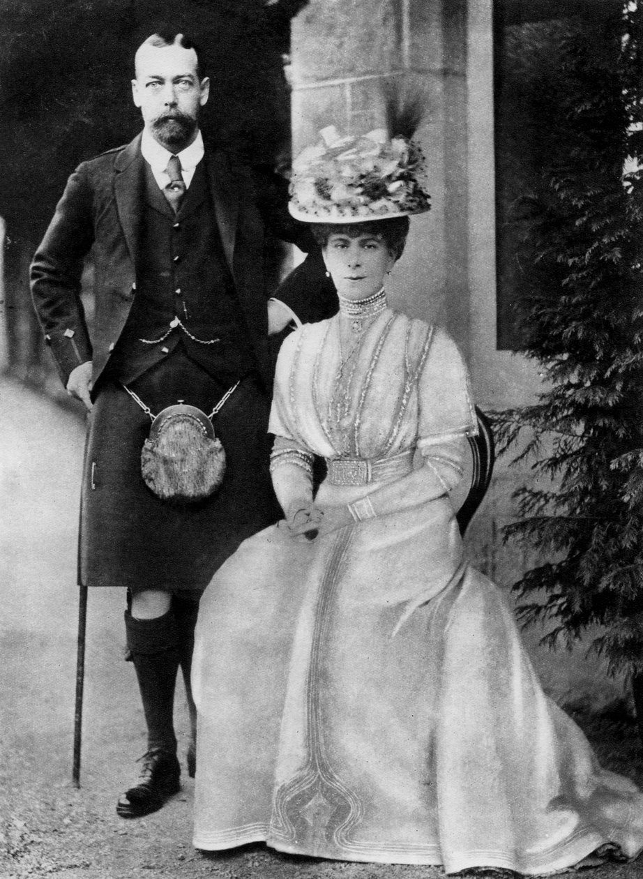 Prins och prinsessa av Wales, 1909 1937 av William and Daniel Downey