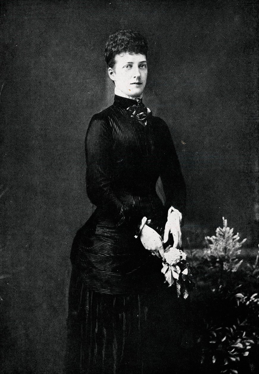 Drottning Alexandra under sitt silverbröllops år 1888 1911 av William and Daniel Downey