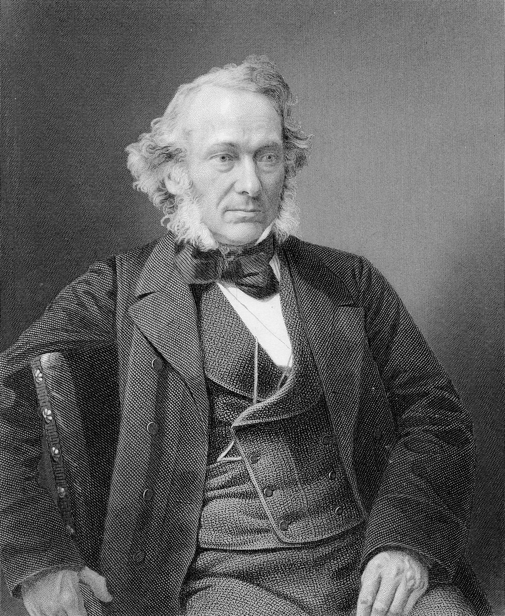 Richard Cobden, graverad av William Holl från ett fotografi, c.1860 av William and Daniel Downey