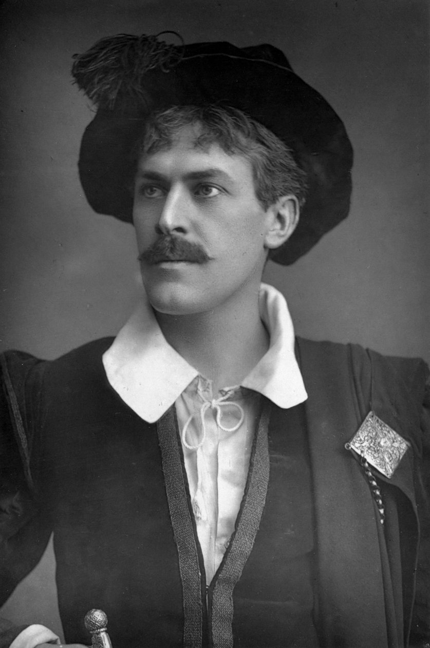 Sir George Alexander 1858-1918, engelsk skådespelare och teaterchef, 1893. av William and Daniel Downey
