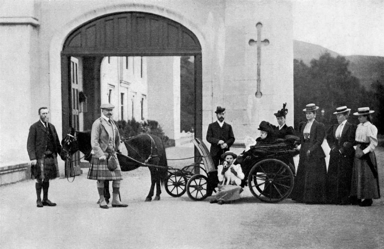 Tsarernas besök i Balmoral, 1896. av William and Daniel Downey