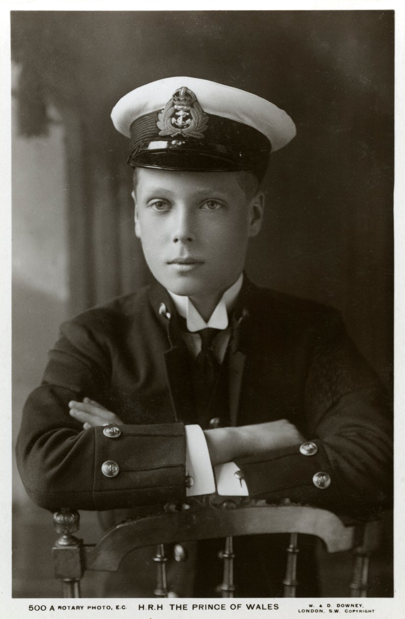 Prinsen av Wales i sjöuniform, c1910. av William and Daniel Downey