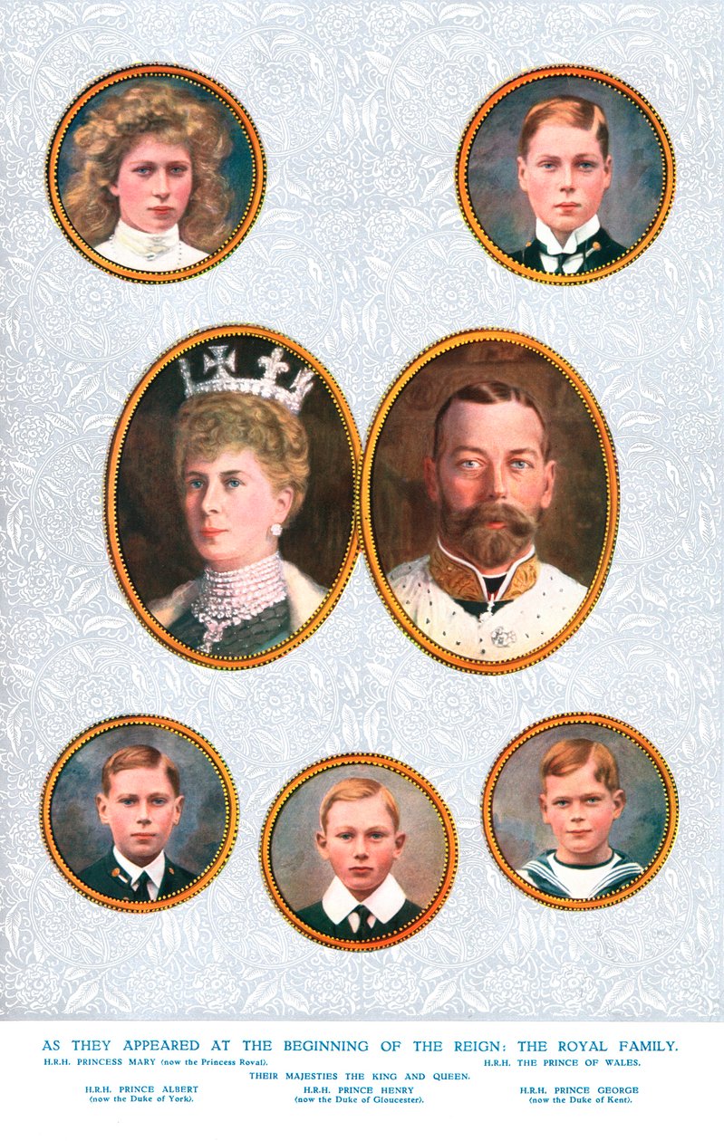Kungafamiljen, c1935 av William and Daniel Downey