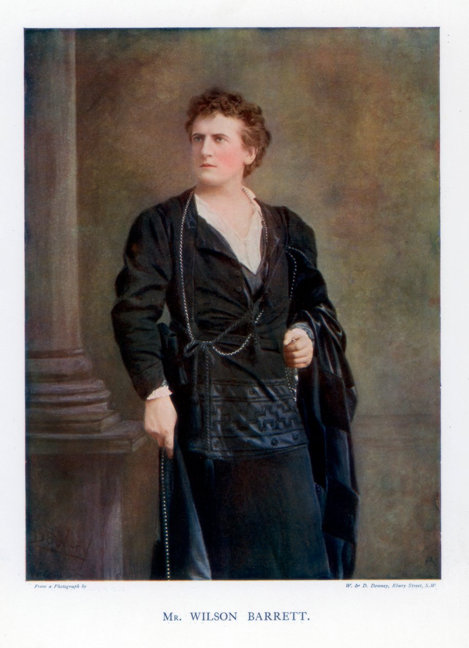 Wilson Barrett, engelsk skådespelare, manager och dramatiker, 1901. av William and Daniel Downey