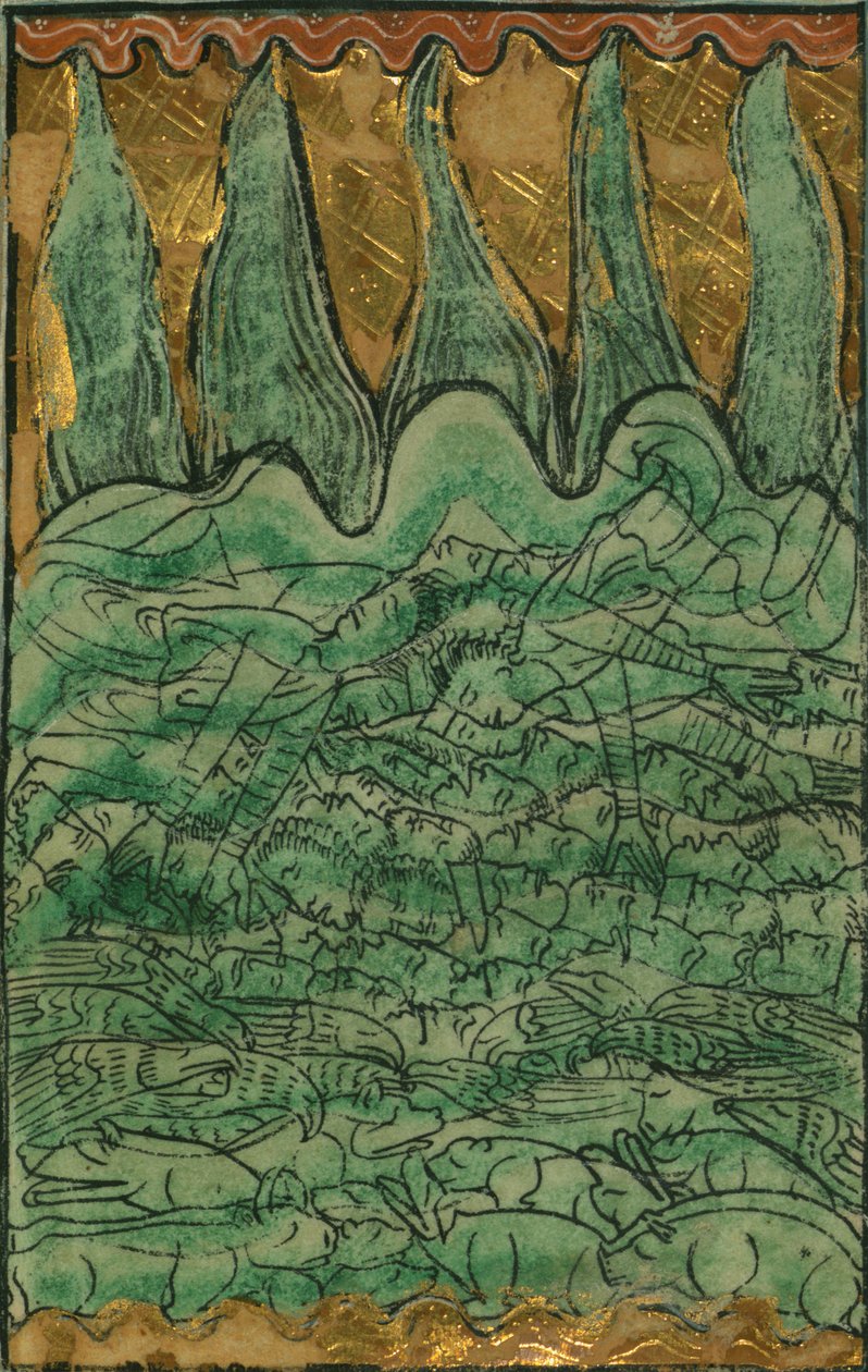 Floden av Noa (1 Mosebok 7-11-24) av William de Brailes