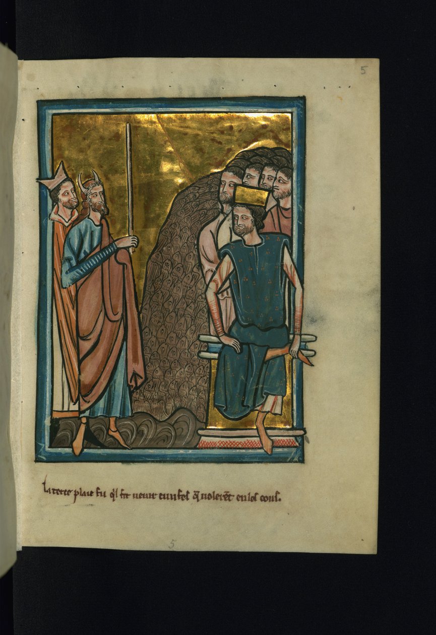 Egyptens tredje plåga- Gnats (2 Mos 8-17) av William de Brailes