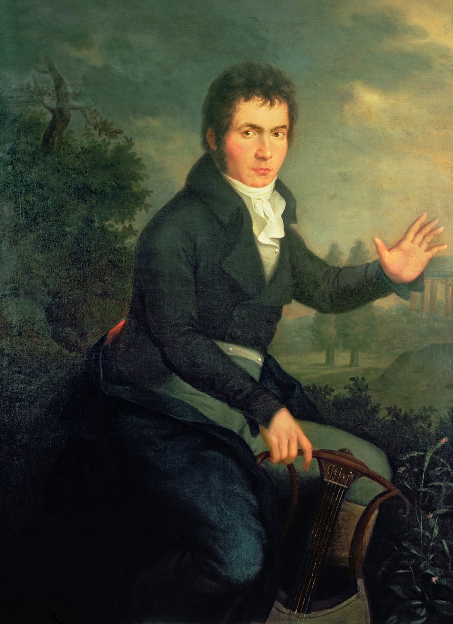 Ludwig van Beethoven (1770-1827), 1804 (för detaljer se 67289) av Willibrord Joseph Mahler or Maehler