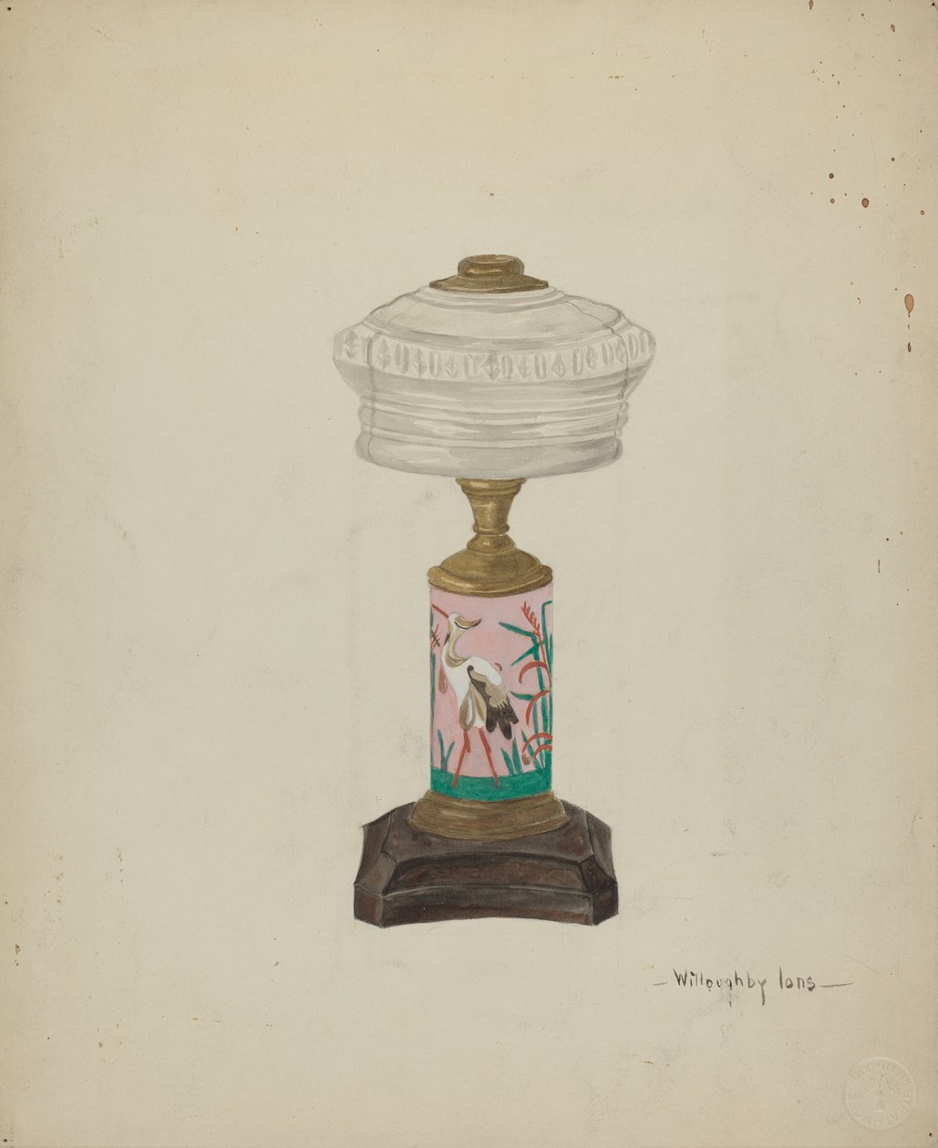 Lampfot av Willoughby Ions