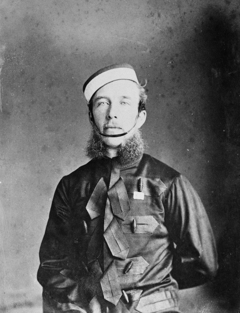 Kapten Willoughby W. Hooper i Madras kavalleriuniform, ca 1870-talet av Willoughby Wallace Hooper