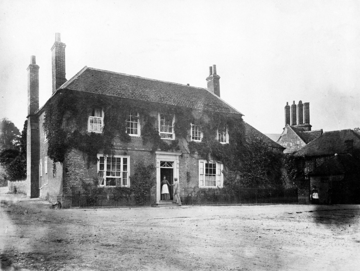 Elm Lodge, Streatley, ca 1870-talet av Willoughby Wallace Hooper