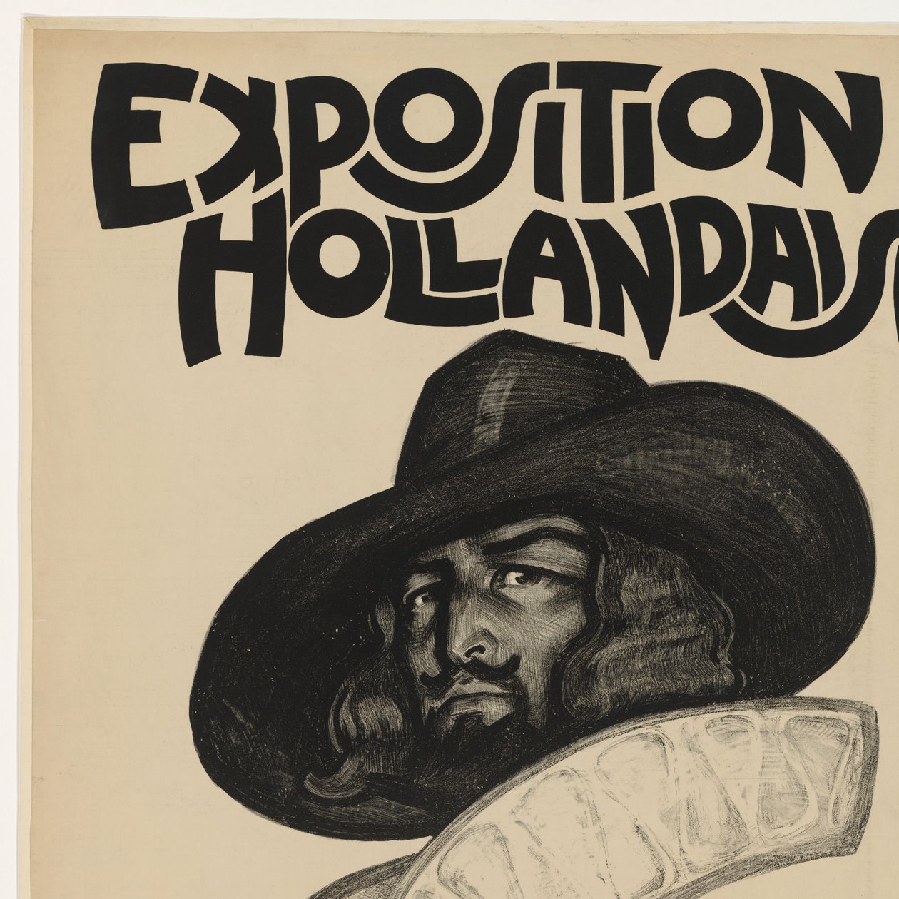 Affisch för Exposition Hollandaise i Paris, 1921 Utställning Hollandaise (titel på objekt) av Willy Sluiter