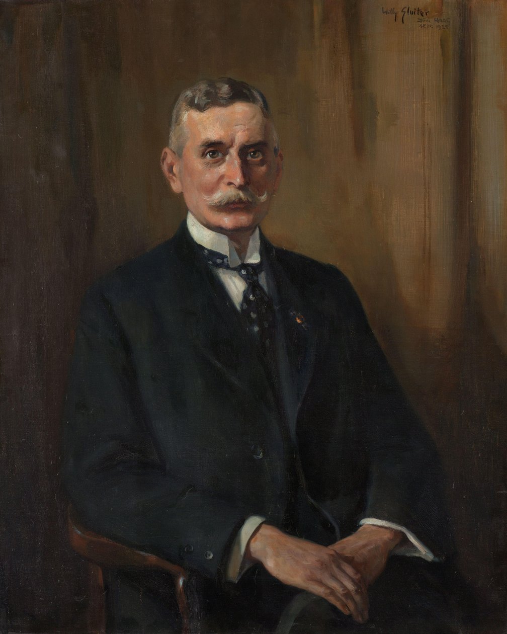 Jacob Christiaan Koningsberger (1867-1951). Ordförande i folkrådet (1918-19) av Willy Sluiter