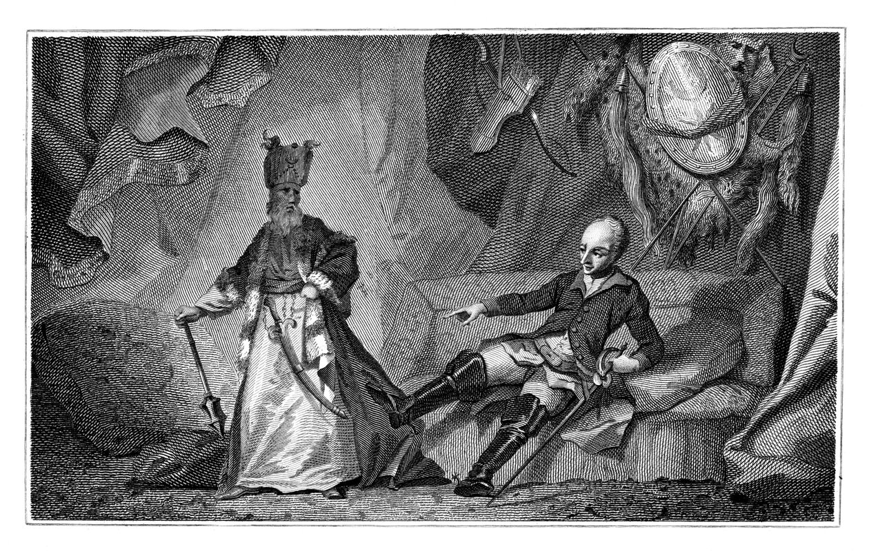 Karl XII av Sverige och storvesiren, 1709-1713. av Wilson