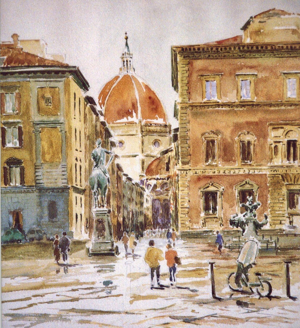206 Piazza SS Annunziata, regnuppklarning av Wilson Clive