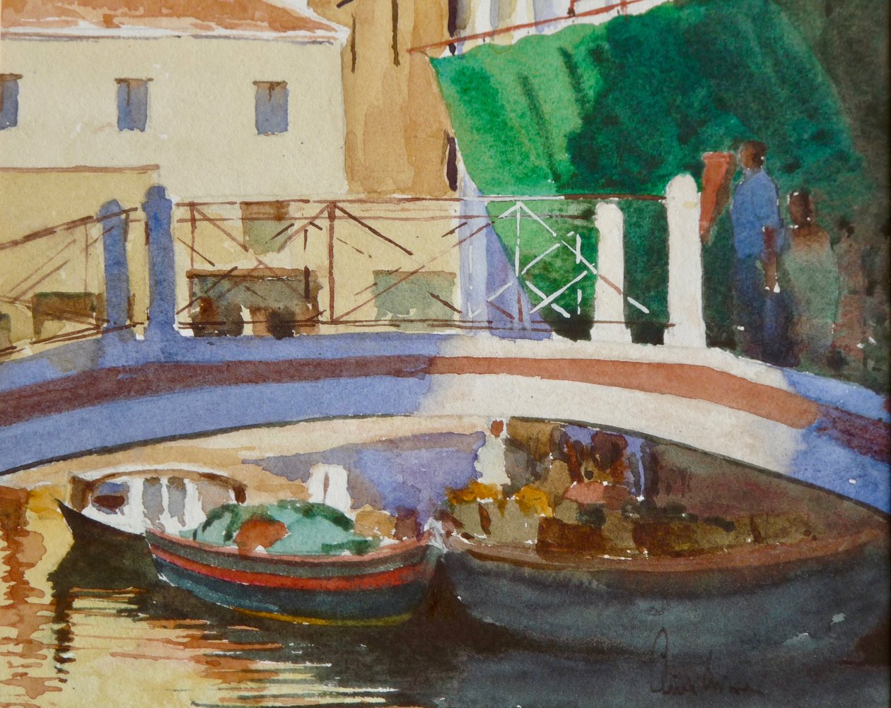 452 Solnedgång - Ponte dei Pugni av Wilson Clive
