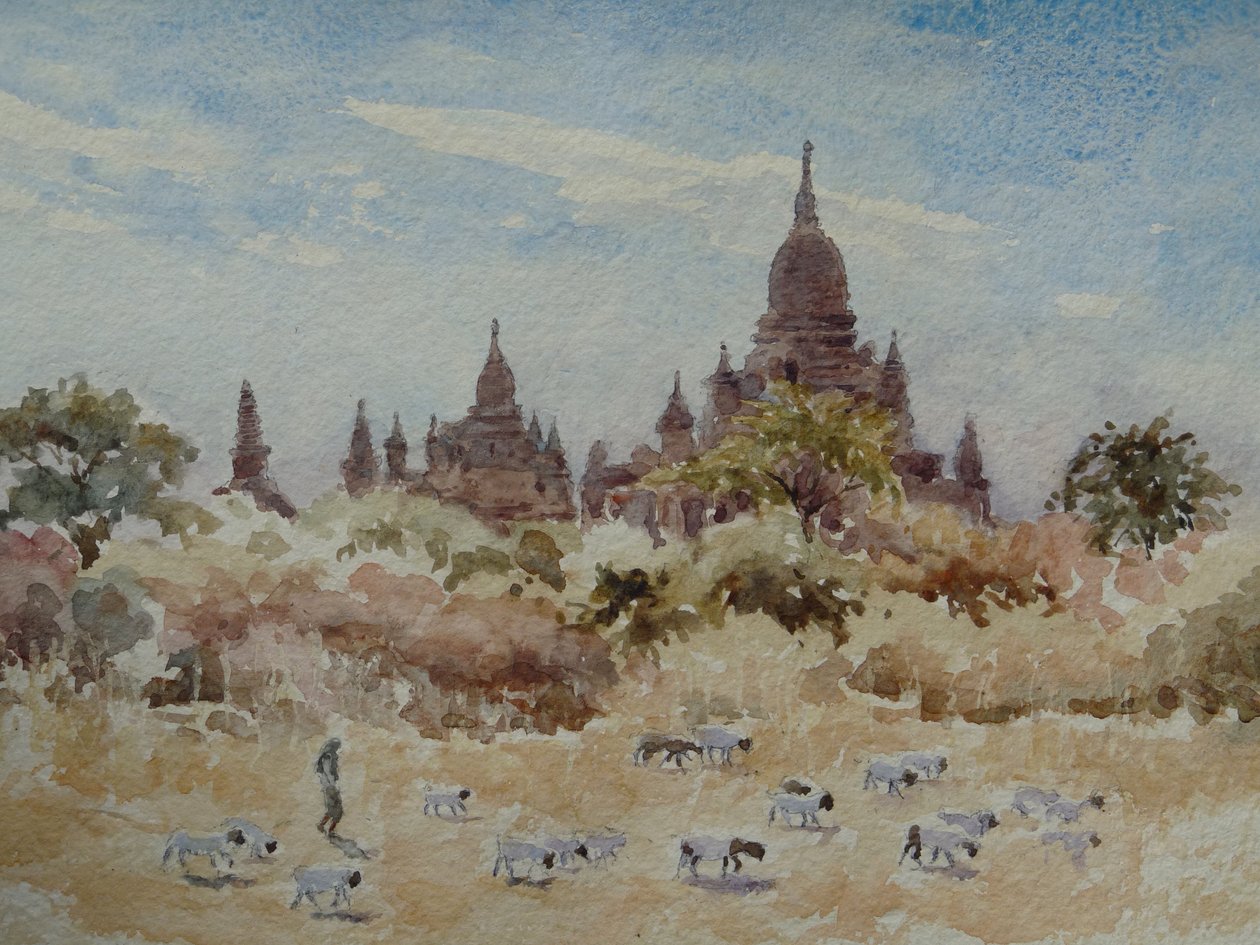 897 Thein Ma Zi från Penathagu, Bagan av Wilson Clive