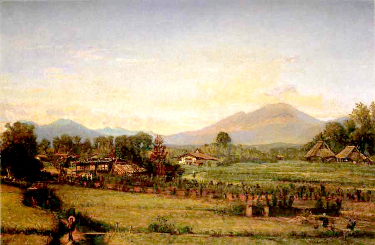 Japanskt landskap, 1878 av Winckworth Allan Gay