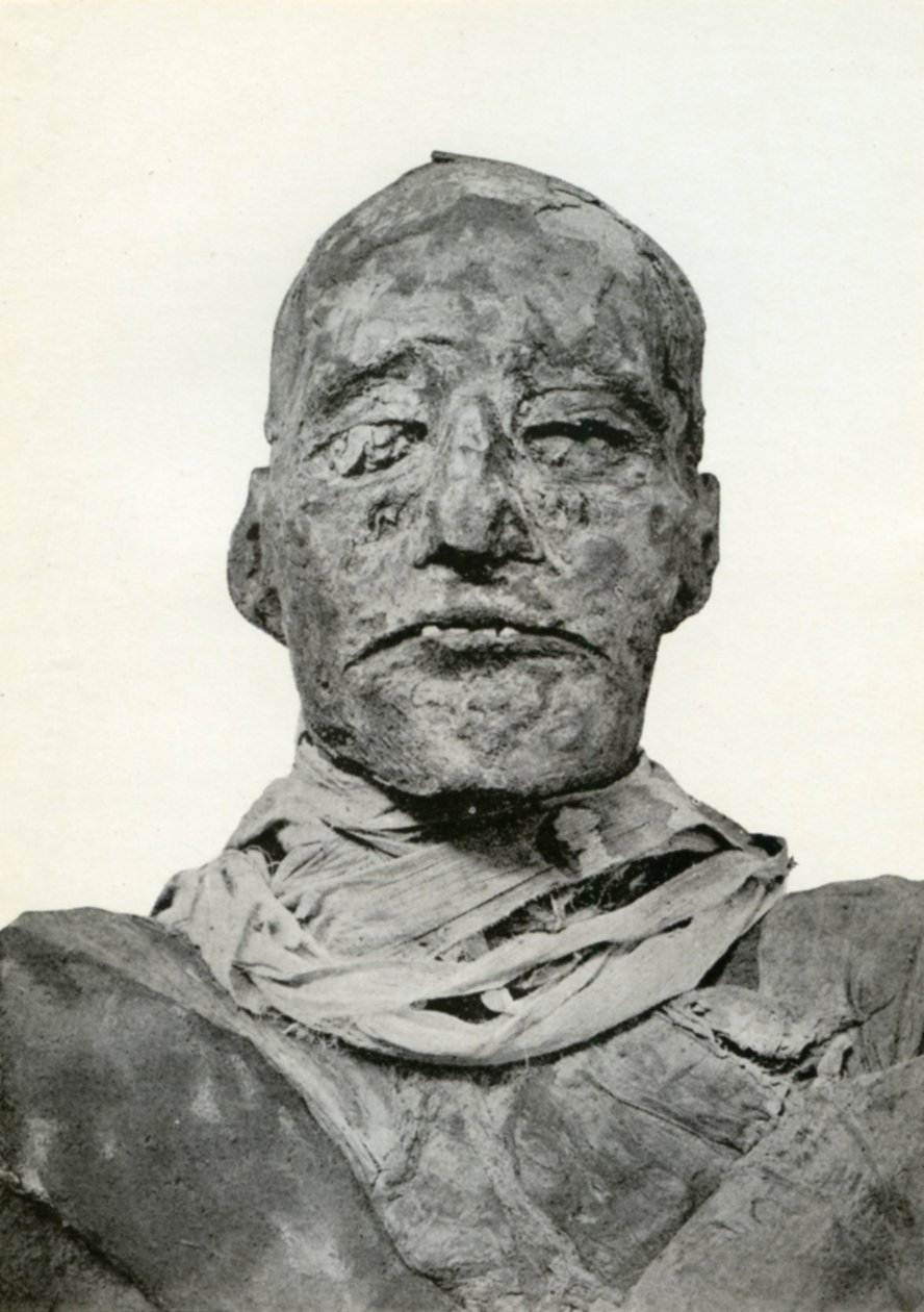 Chef för Rameses III:s mumie, fornegyptisk farao från den 20:e dynastin, c1156 f.Kr. 1926 av Winifred Mabel Brunton