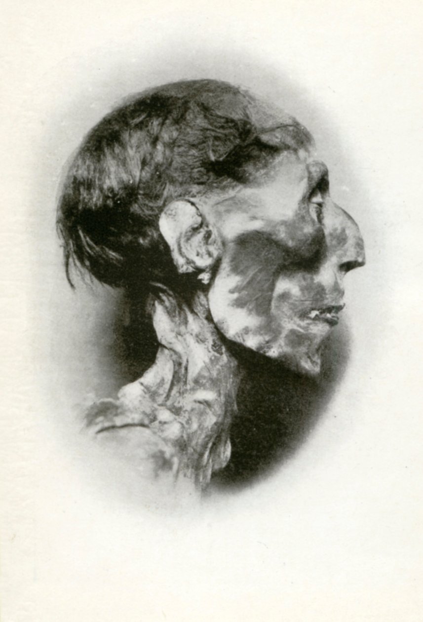 Chef för Rameses II:s mumie, fornegyptisk farao från den 19:e dynastin, c1212 f.Kr. 1926. av Winifred Mabel Brunton
