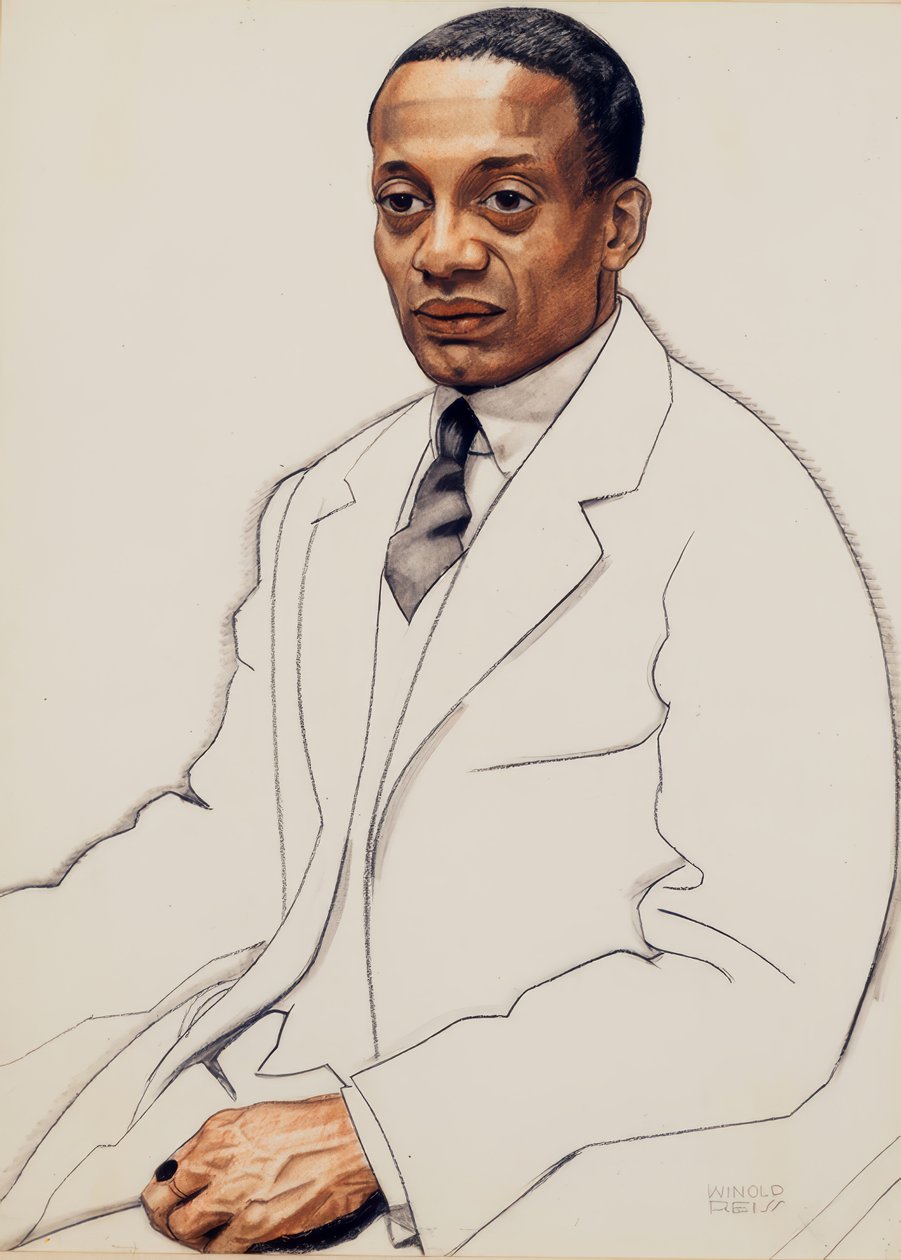 Alain Leroy Locke av Winold Reiss