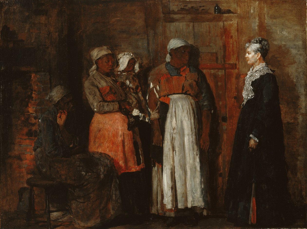 Ett besök från den gamla älskarinnan av Winslow Homer