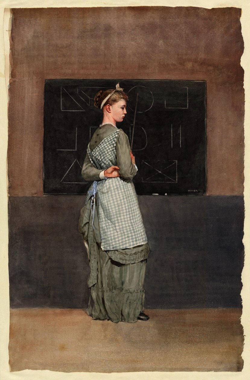Blackboard  av Winslow Homer