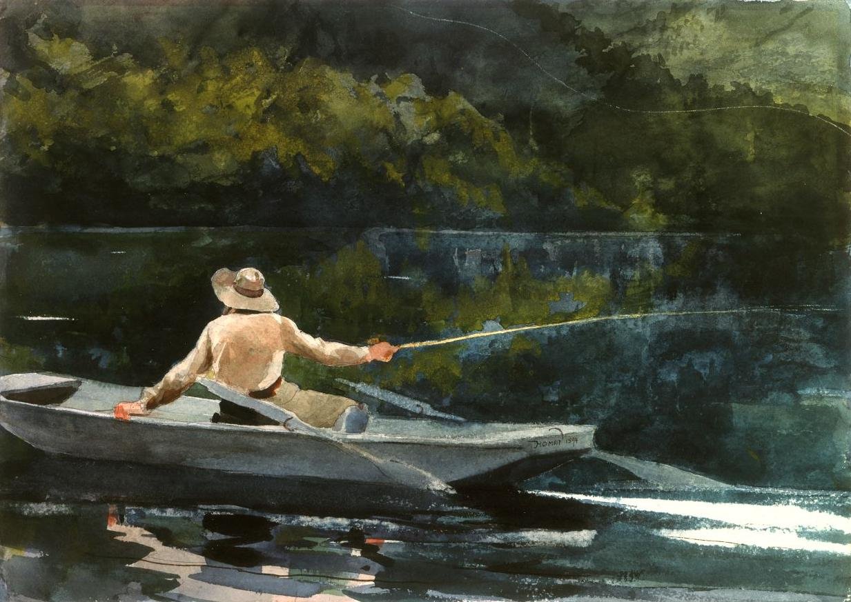 Casting, Number Two av Winslow Homer
