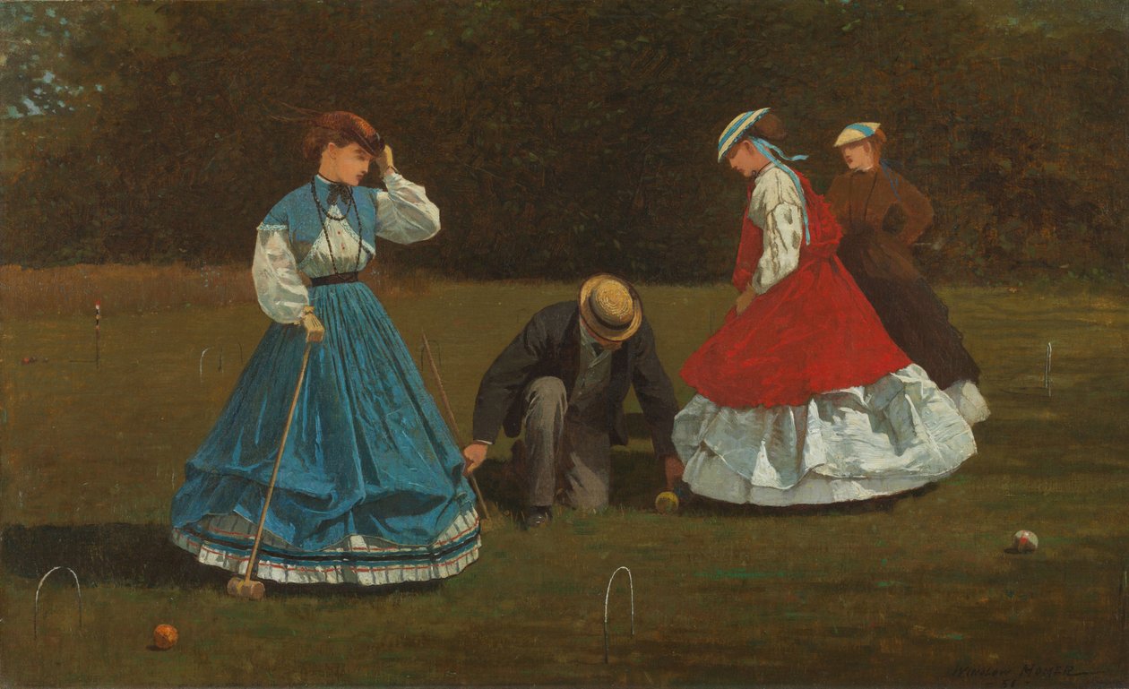 Kroket Scene av Winslow Homer