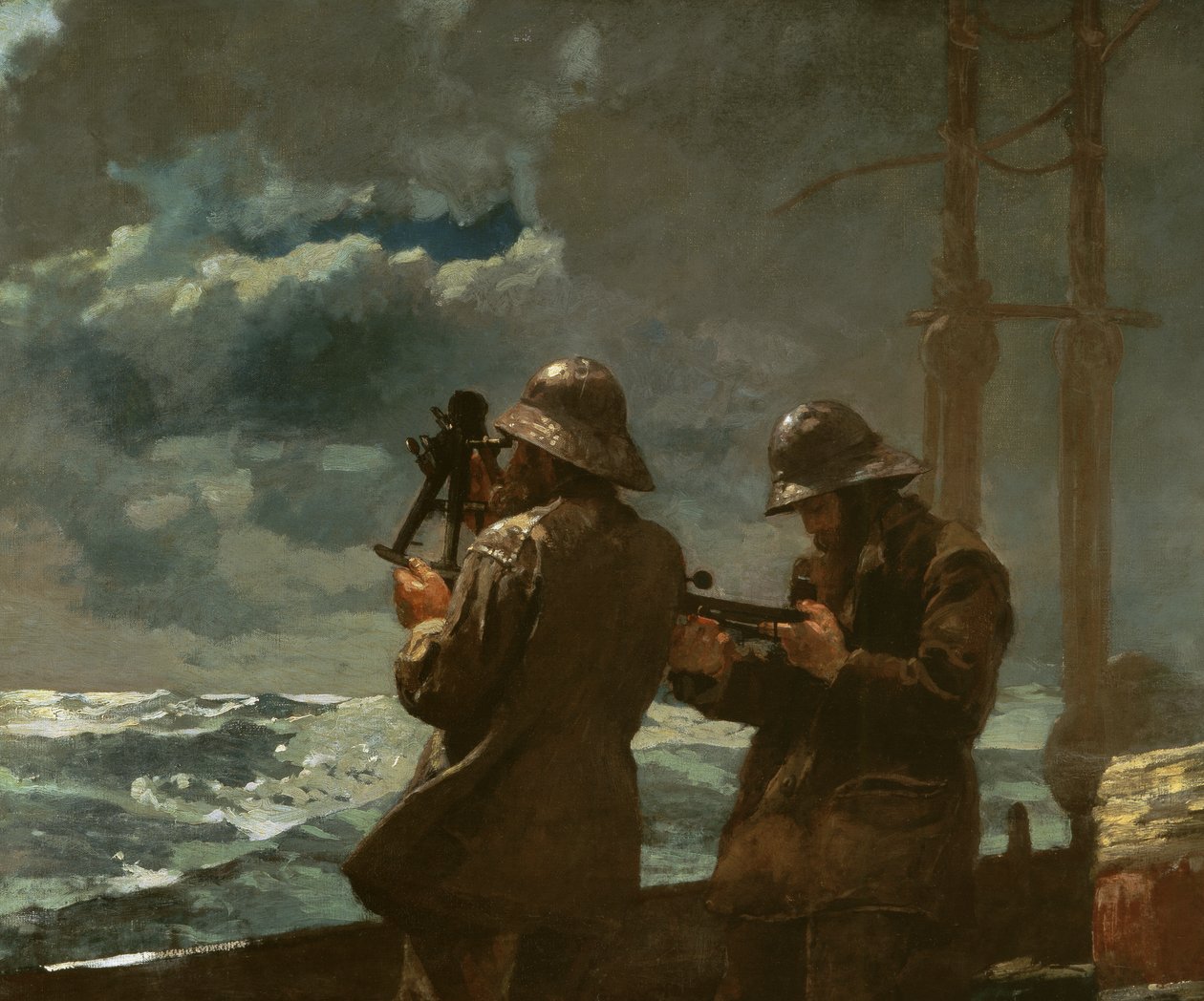 Åtta klockor, 1886 av Winslow Homer