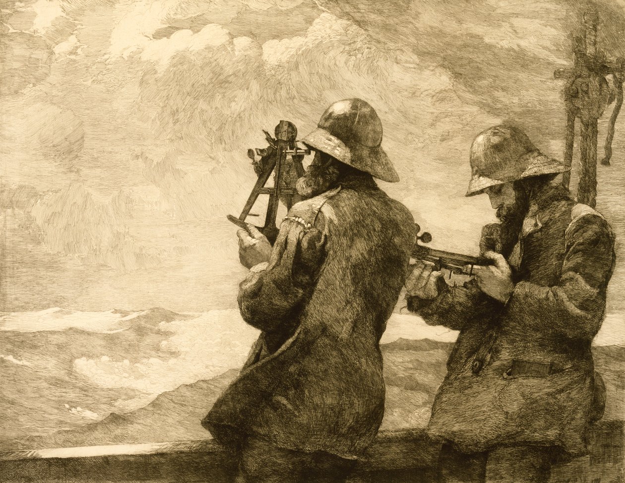 Åtta klockor, 1887 av Winslow Homer