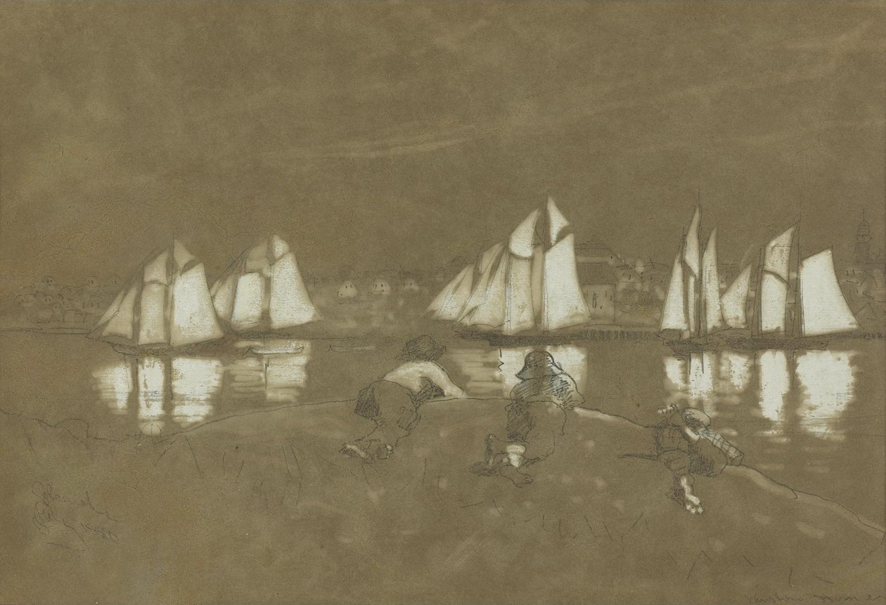 Gloucester Harbor  av Winslow Homer