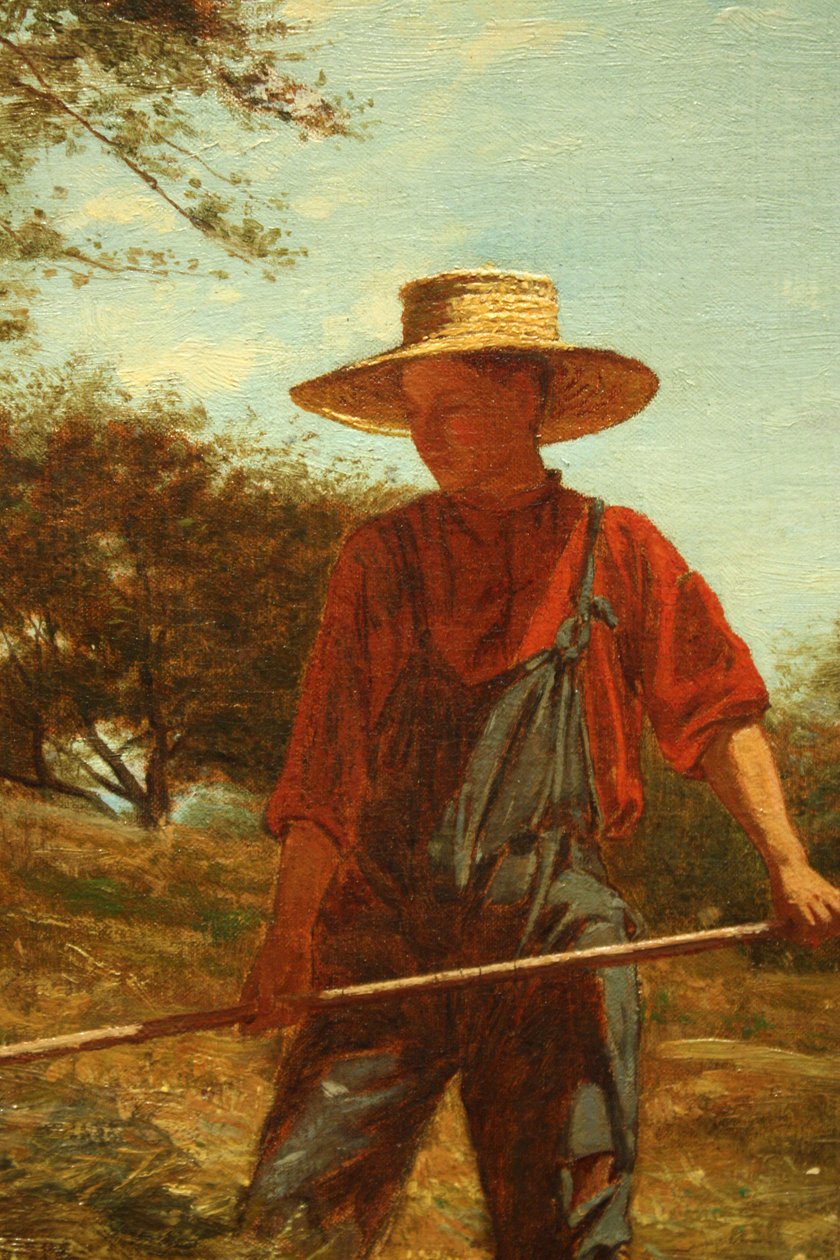 Haymaking (detail) av Winslow Homer