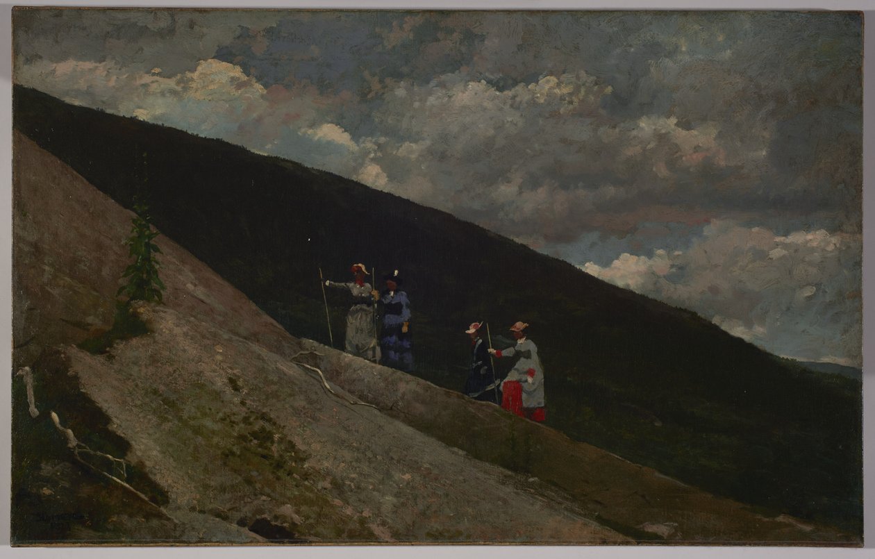 I bergen, 1877 av Winslow Homer