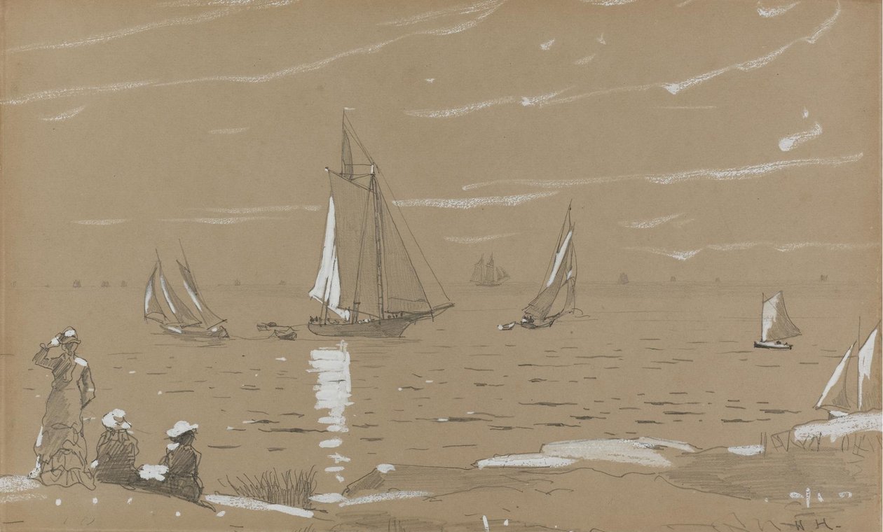 Sailboats  av Winslow Homer
