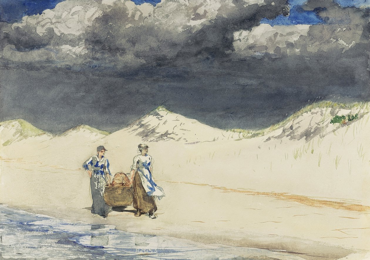 Sand and Sky av Winslow Homer