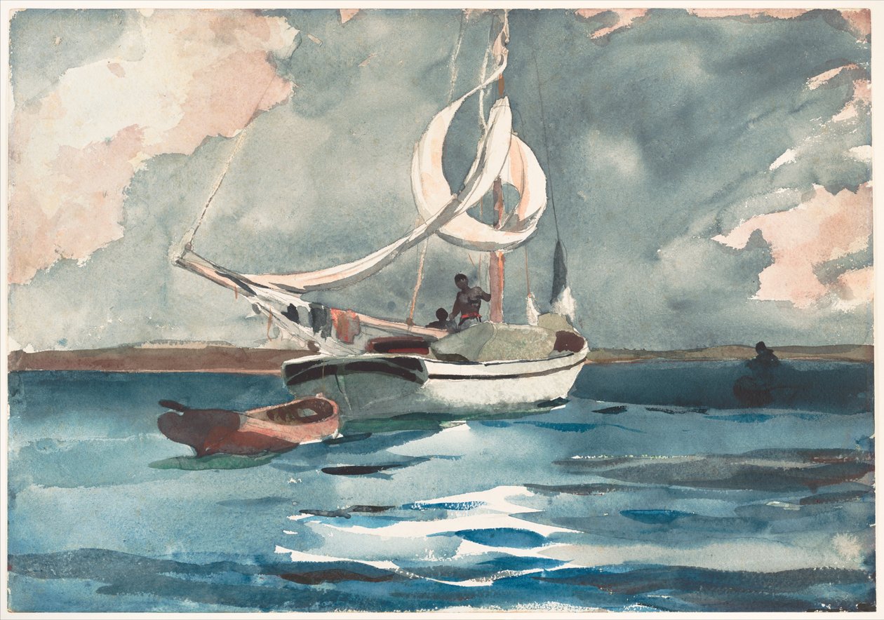 Rivning, Nassau, 1899 av Winslow Homer