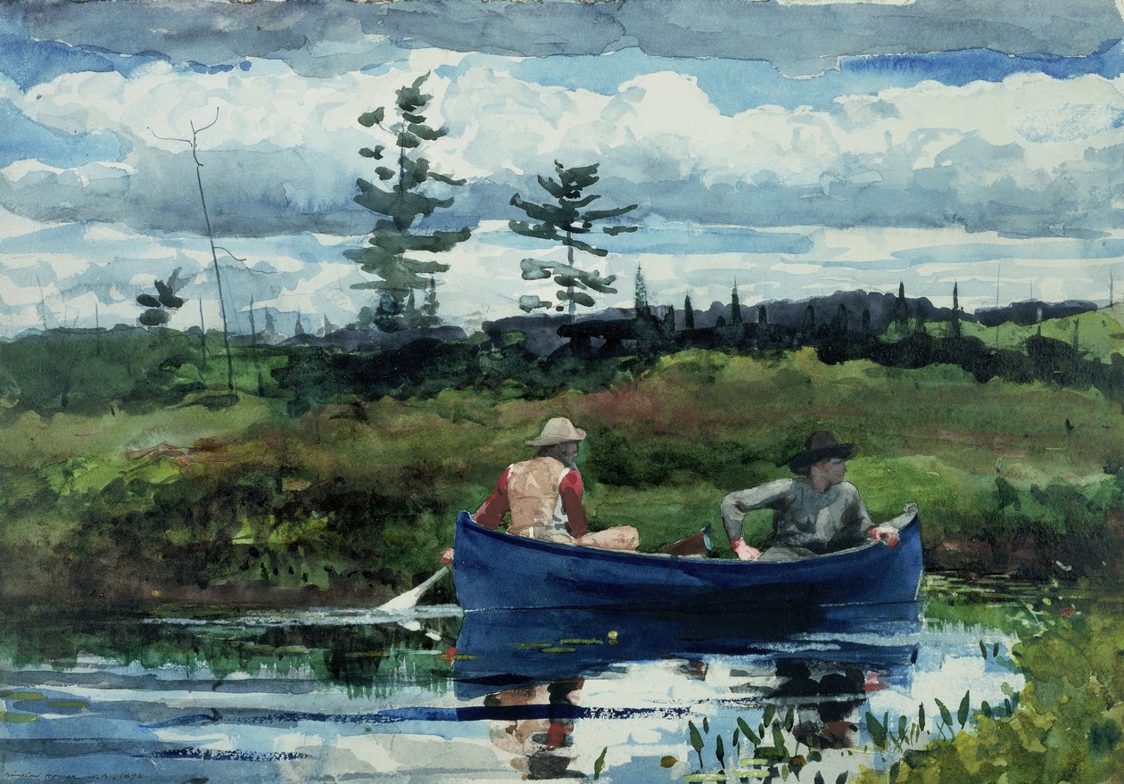 Den blå båten av Winslow Homer