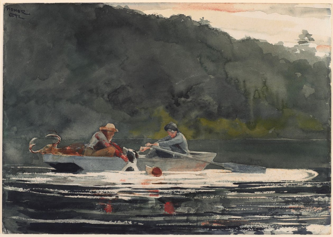 The End of the Hunt av Winslow Homer