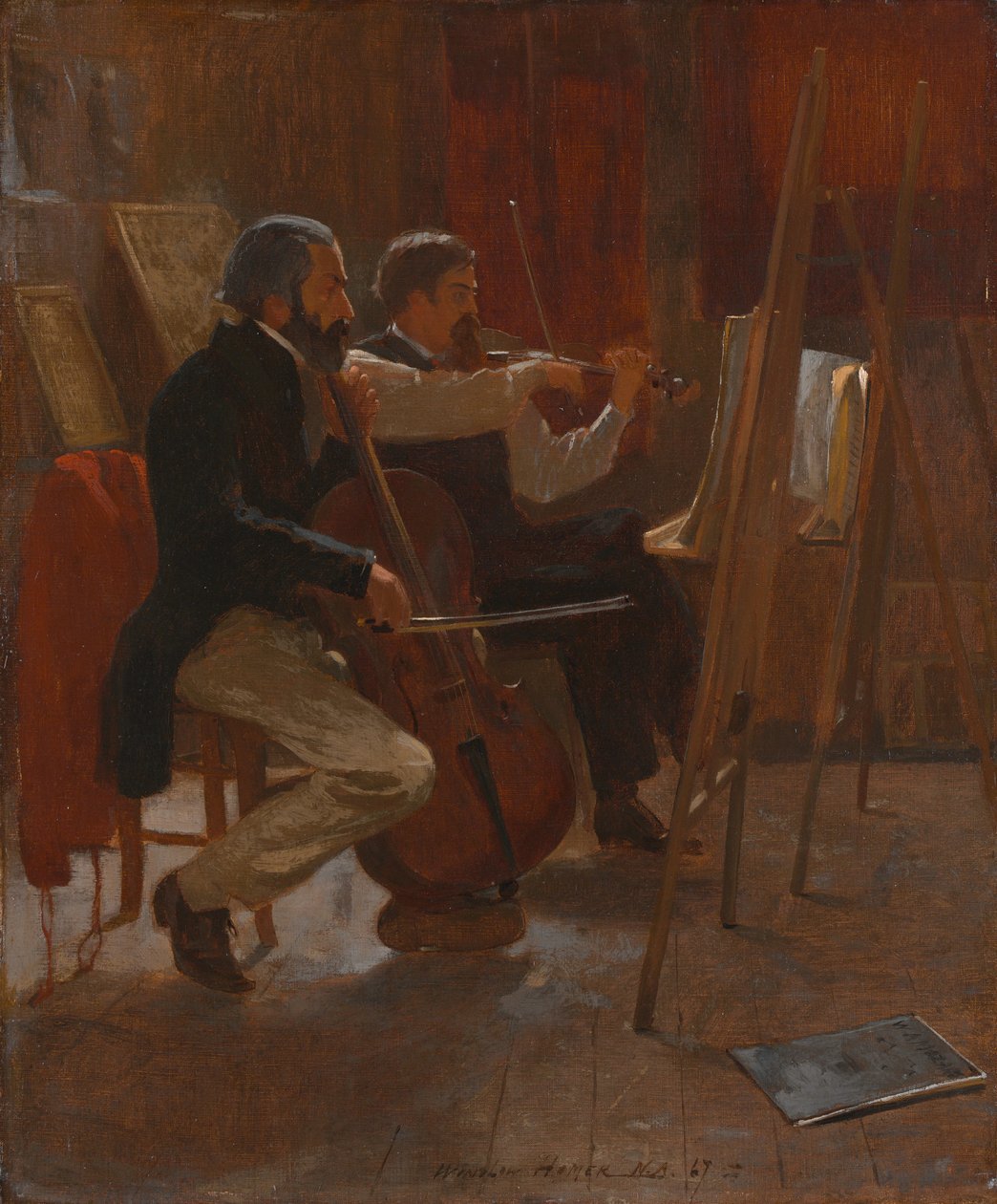 Studion, 1867 av Winslow Homer
